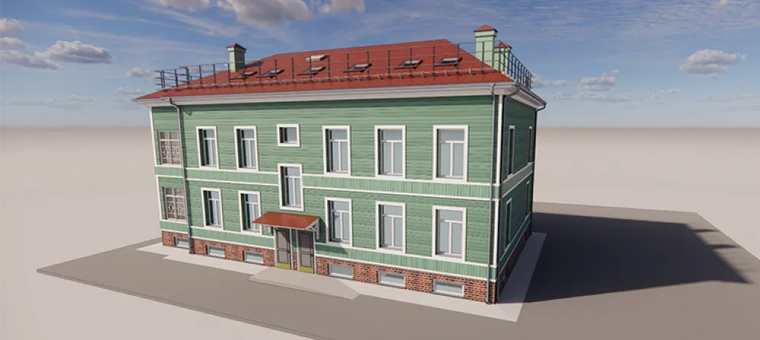 Воссоздание исторического жилого здания
