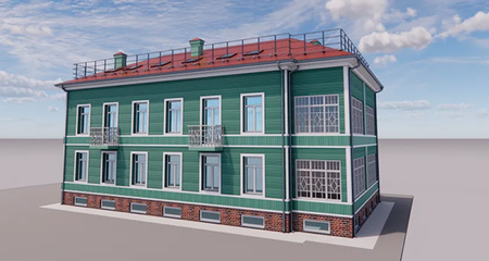 Воссоздание исторического жилого здания в Павловске